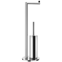 Стойка Gessi Emporio 38942#031 с держателем для туалетной бумаги и ершиком, цвет хром