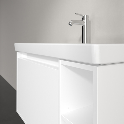 тумба под раковину 800 мм villeroy & boch skyla c78800ve цвет brilliant white