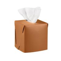Салфетница ADJ Kleenex 0015.09/30, 12x12xH12 см., цвет: коньяк/бордо