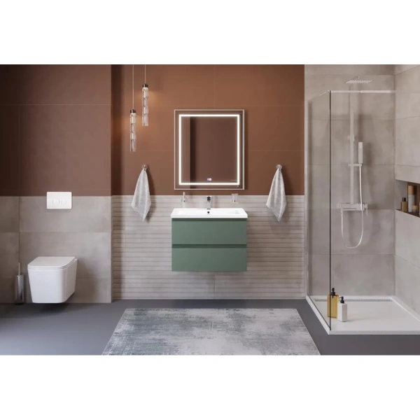 тумба под раковину belbagno kraft kraft-750-2c-so-vo 75 см, подвесная, еловый матовый