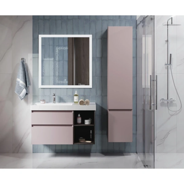 пенал kerama marazzi cubo cub.165rh\mal подвесной r, розовый матовый