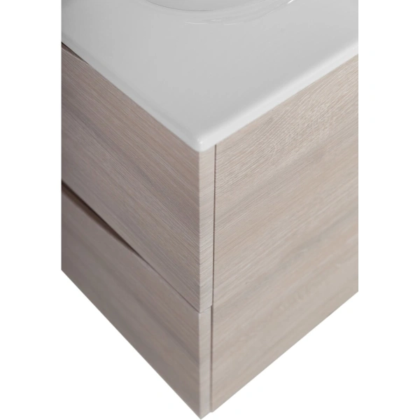 тумба под раковину belbagno marino rovere grigio marino-cer-mini-500-2c-so-rg-p 49,6 см, подвесная, серый дуб