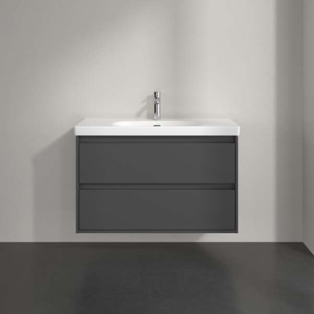 тумба под раковину 970 мм villeroy & boch skyla c79900vr цвет graphite