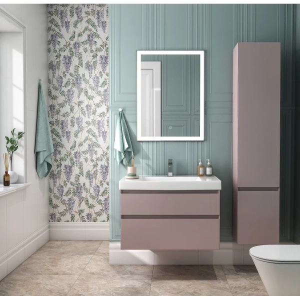 пенал kerama marazzi cubo cub.165rh\mal подвесной r, розовый матовый